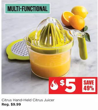 Kitchen Stuff Plus Citrus hand-held citrus juicer offer