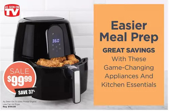 Kitchen Stuff Plus As seen on tv elite power digital low fat air fryer offer