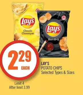 Shoppers Drug Mart Lay's potato chips offer