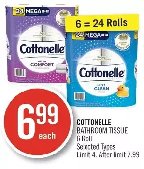 Shoppers Drug Mart Cottonelle bathroom tissue offer