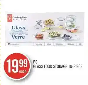 Shoppers Drug Mart Pc glass food storage 10-piece offer