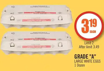 Shoppers Drug Mart Grade "a" large white eggs offer