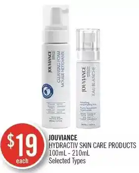 Shoppers Drug Mart Jouviance hydractiv skin care products offer