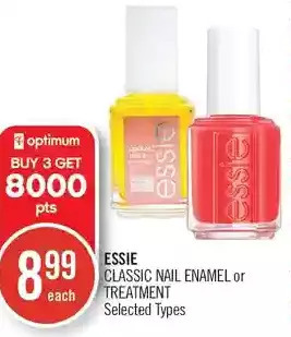 Shoppers Drug Mart Essie classic nail enamel or treatment offer