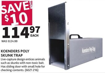 Co-op Koenders Poly Skunk Trap offer
