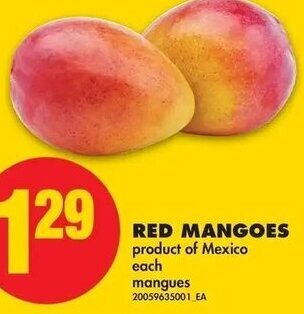 No Frills Red Mangoes offer