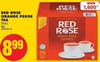 No Frills Red Rose Orange Pekoe Tea 216's offer