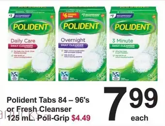 Pharmasave Polident Tabs 84-96's offer