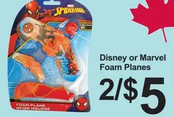 Pharmasave Disney Or Marvel Foam Planes offer
