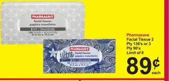Pharmasave Pharmassave Facial Tissue 2 Ply 136's offer