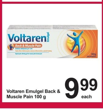 Pharmasave Voltren Emulgel Back & Muscle Pain 100 g offer