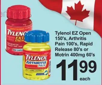 Pharmasave Tylenol EZ Open offer