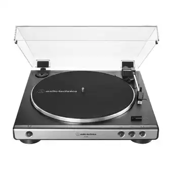 Best Buy Refurbished (excellent) - audio-technica at-lp60x-gm fully automatic belt-drive stereo turntable, gunmetal/black - manufactur offer