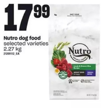 Zehrs Markets Nutro dog food offer