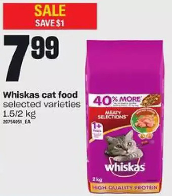 Zehrs Markets Whiskas cat food offer