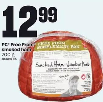Zehrs Markets Pc free from smoked ham offer