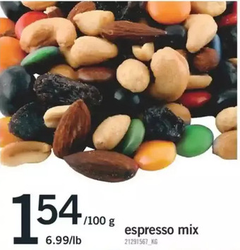Fortinos Espresso mix offer