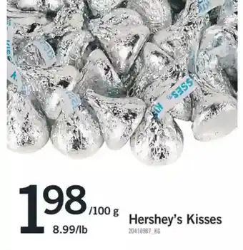 Fortinos Hershey's kisses offer