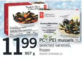Fortinos Pc pei mussels offer