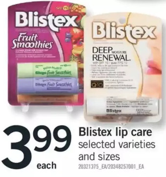 Fortinos Blistex lip care offer