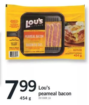 Fortinos Lou's peameal bacon offer