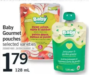 Fortinos Baby gourmet pouches offer