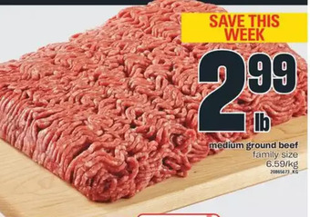Independent Grocer Medium ground beef offer