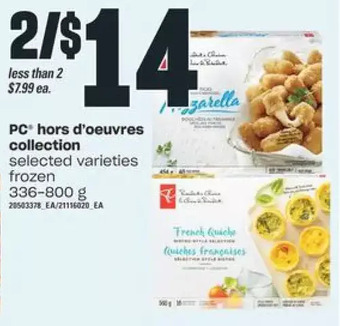 Independent Grocer Pc hors d'oeuvres collection offer