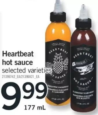 Fortinos Heartbeat hot sauce offer
