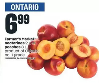 Independent Grocer Farmer's market nectarines or peaches offer
