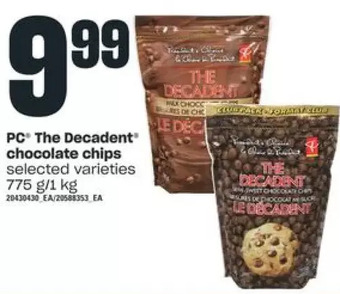 Independent Grocer Pc the decadent chocolate chips offer