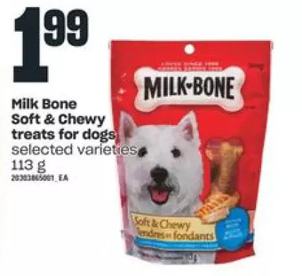 Independent Grocer Milk bone soft & chewy treats for dogs offer