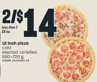 Independent Grocer 12 inch pizza offer