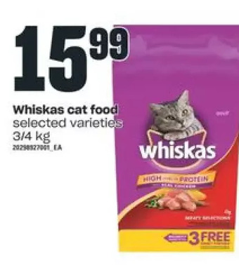 Independent Grocer Whiskas cat food offer