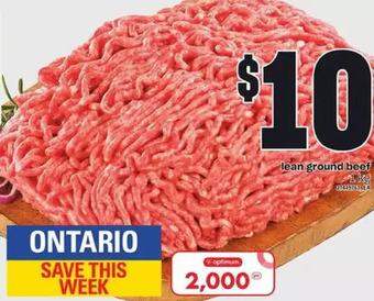 Loblaws Lean ground beef offer