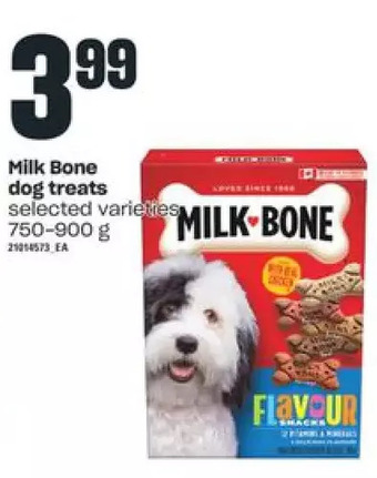 Independent Grocer Milk bone dog treats offer