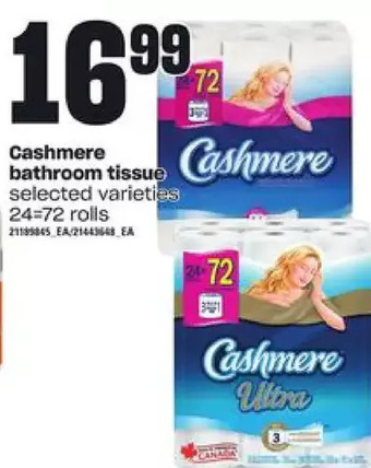 Loblaws Cashmere bathroom tissue offer