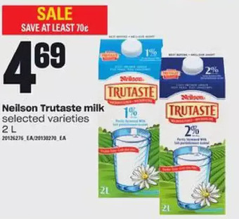 Loblaws Neilson trutaste milk offer