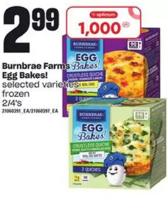 Loblaws Burnbrae farms egg bakes! offer