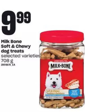 Loblaws Milk bone soft & chewy dog treats offer