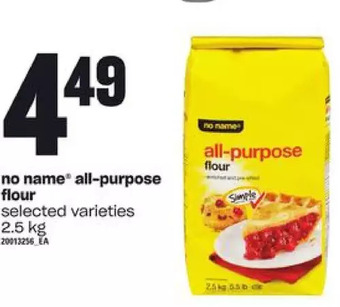 Loblaws No name all-purpose flour offer