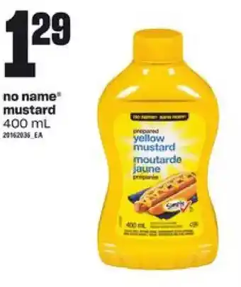 Loblaws No name mustard offer
