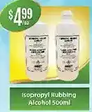 Grant's Foodmart Isopropyl rubbing alcohol offer