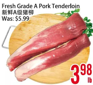 Bestco Food Mart Fresh grade a pork tenderloin offer