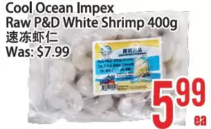 Bestco Food Mart Cool ocean impex raw p&d white shrimp offer