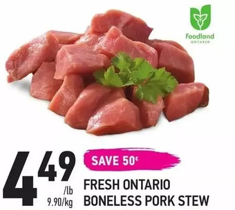 Coppa's Fresh Market Fresh ontario boneless pork stew offer
