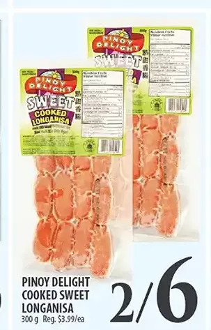 Al Premium Food Mart Pinoy delight cooked sweet longanisa offer