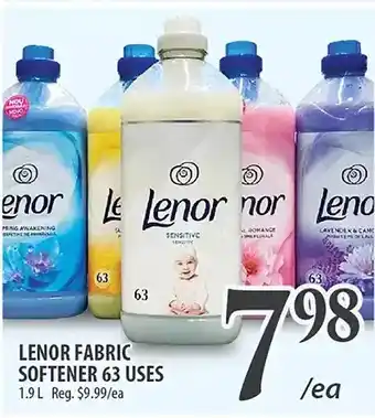 Lenor fabric softener 63 uses