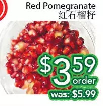 Ample Food Market Red pomegranate offer