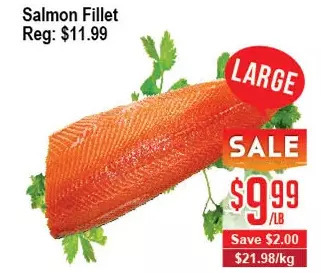 Skyland Foodmart Salmon fillet offer